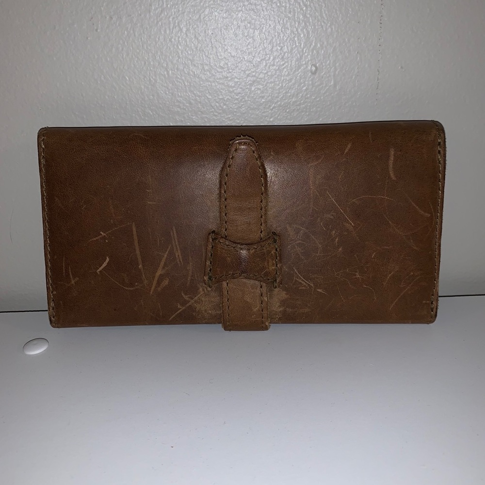 Saddleback leather trifold wallet